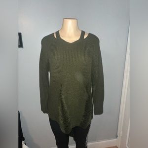 Fashion nova high low sweater
